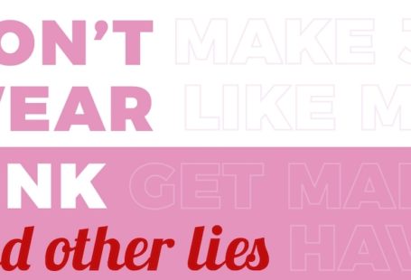 Feminists Don't Wear Pink, by Scarlett Curtis (detail)