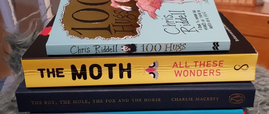 Spines of books